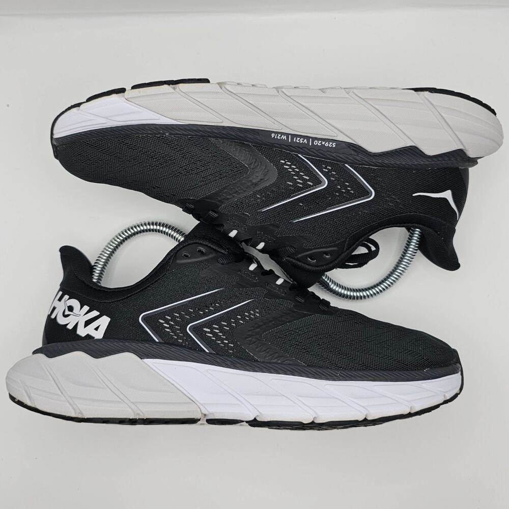 Hoka One One Arahi 5 Wide Black White Womens 7 D UK 5.5 Running Shoes - Picture 7 of 10